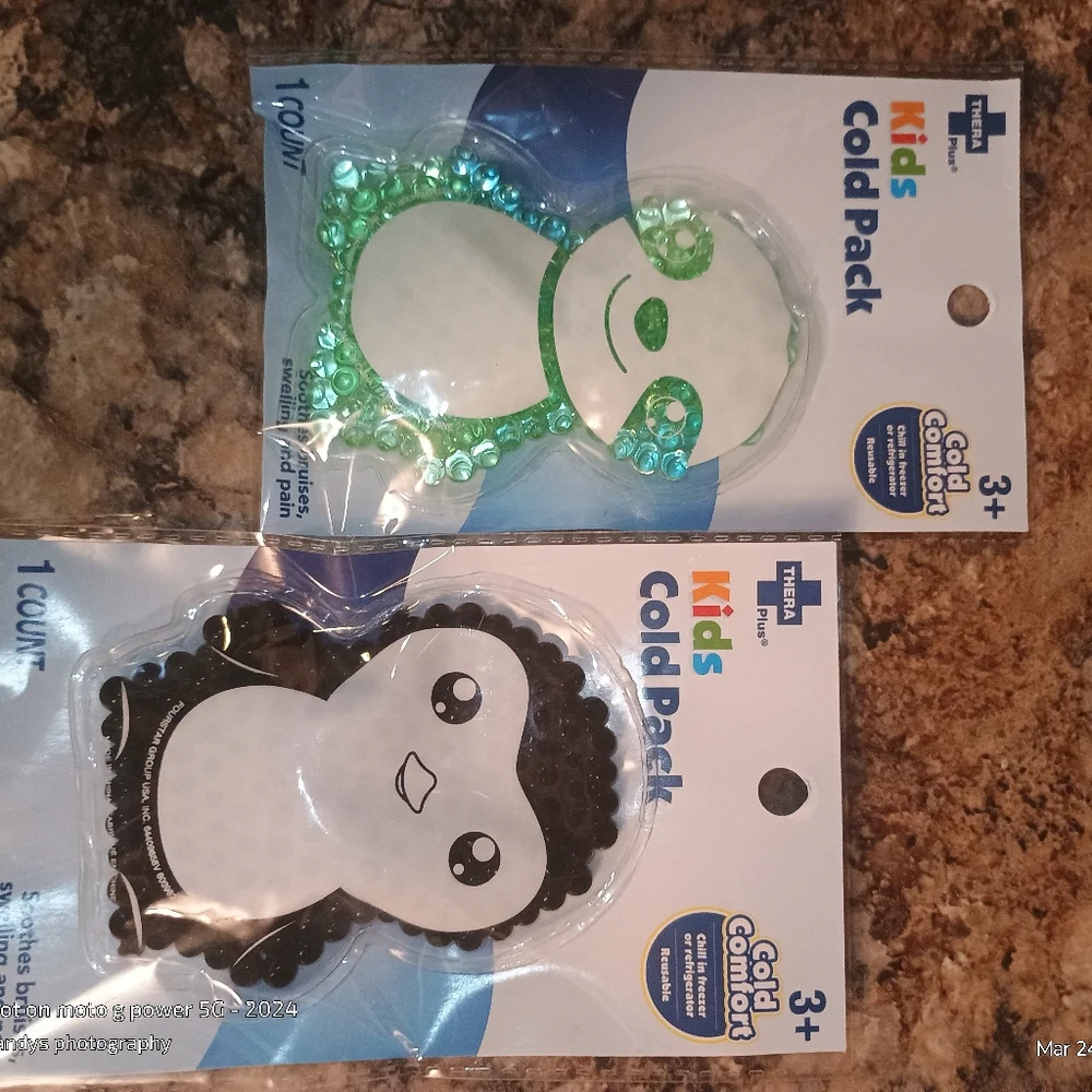 Thera plus kids cold packd Cold comfort. Chill in freezer or refrigerator New - Picture 3 of 4